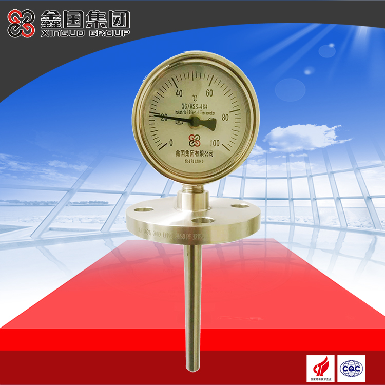Universal bimetal thermometer